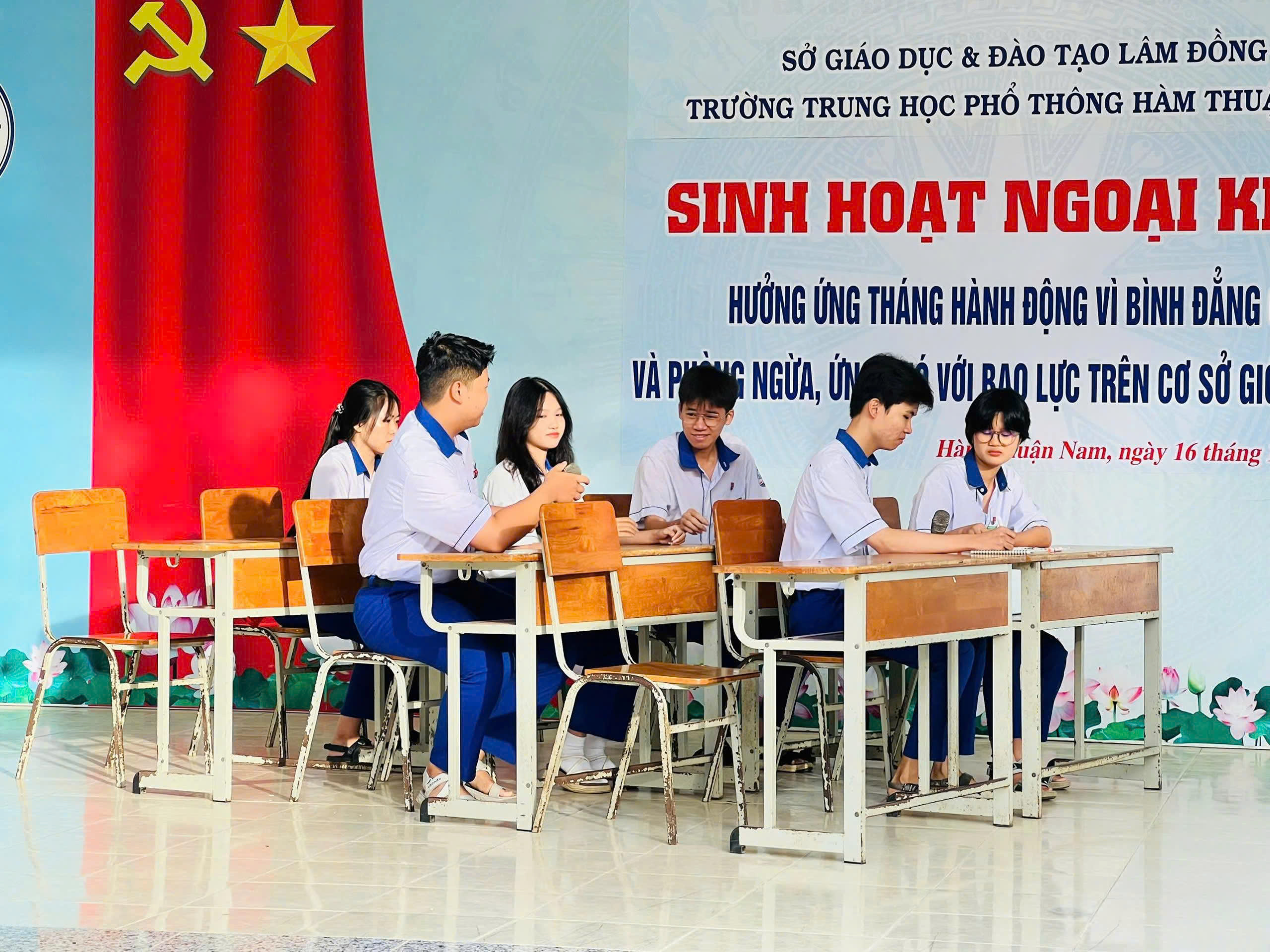 Trường THPT Hàm Thuận Nam: đẩy mạnh công tác bình đẳng giới và đảm bảo an toàn trong kỷ nguyên số